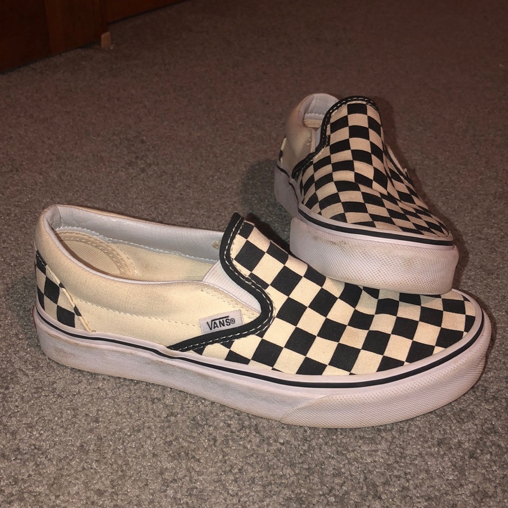checker board vans